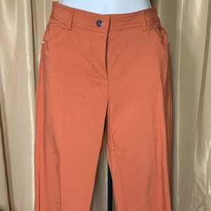 89th & Madison Orange Straight Leg Pants